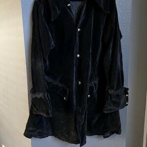 Cykxtees Crushed Velvet Men’s Jacket - Vintage